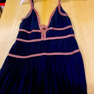 BCBG leather strap dress